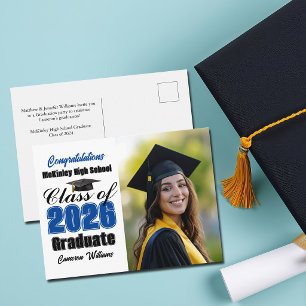 Carte Postale Faire-part Photo de remise des diplômes de la promotion 2026