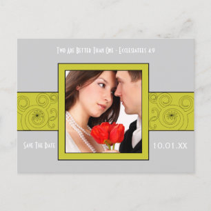 Carte Postale Faire-part Photo Enregistrer La Date