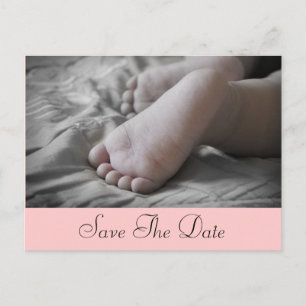 Carte Postale Faire-part Pieds de bébé