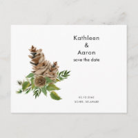 Pine Cones Site Mariage Enregistrer la Date II