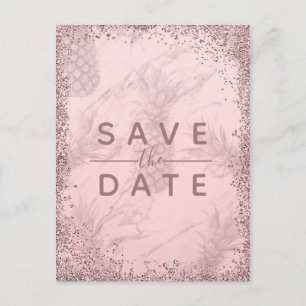 Carte Postale Faire-part Pink Purple Starry Sky Cosmic Galaxy Enregistrer l