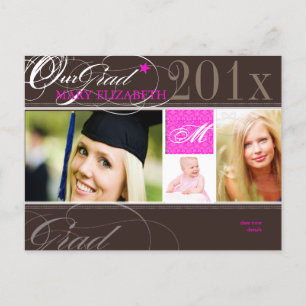 Carte Postale Faire-part PixDezines Graduation Flèches/do-it-yourself cou