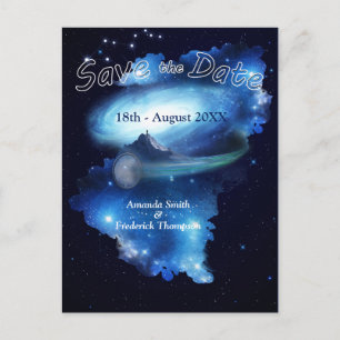 Carte Postale Faire-part Portail Galaxy Enregistrer les dates