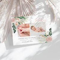 Présentation de la naissance florale rose pâle mul