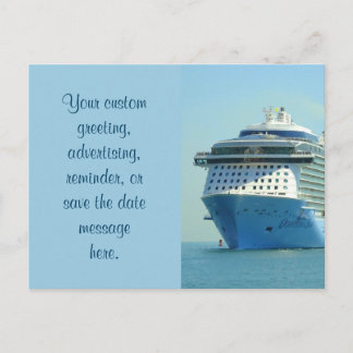 Carte Postale Faire-part Quantum appelle la coutume