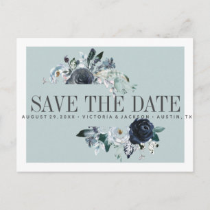 Carte Postale Faire-part Quelque chose de bleu   MARIAGE DE BOho ENREGISTRE