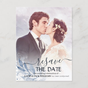Carte Postale Faire-part Réactualisez la date de report de mariage reprogra