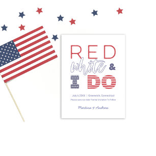 Carte Postale Faire-part Red White Et Je Sauvegarde La Date Mariage Elopeme