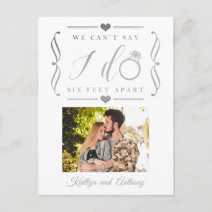 Carte Postale Faire-part Remise du Mariage de Six Pieds Horaire Changement 