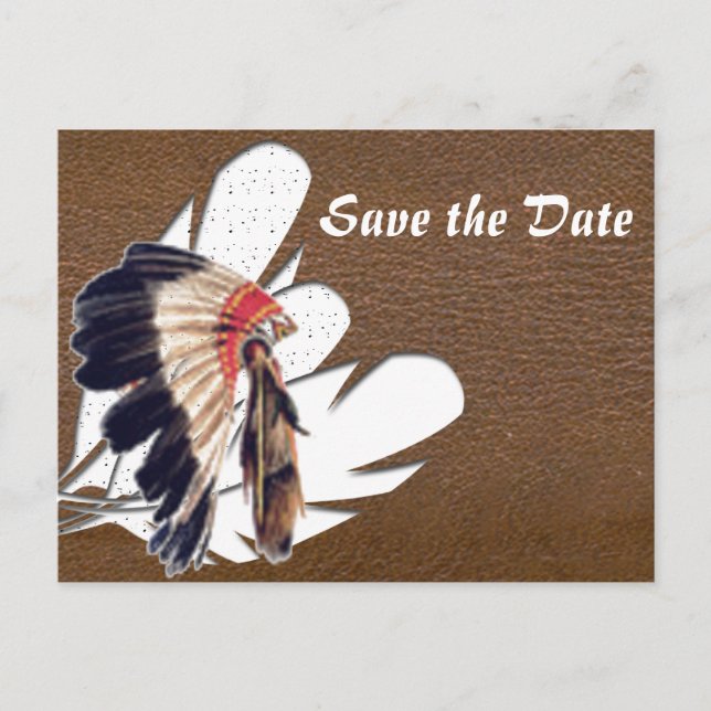 Carte Postale Faire-part Réservez la date (Devant)