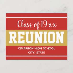 Carte Postale Faire-part Réunion de classe scolaire, Sauvegarder la date Ro