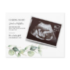 Révélation de grossesse bébé par sonogramme d'euca