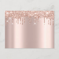 Rose Gold Sark gouttes Minimal Simply Glam