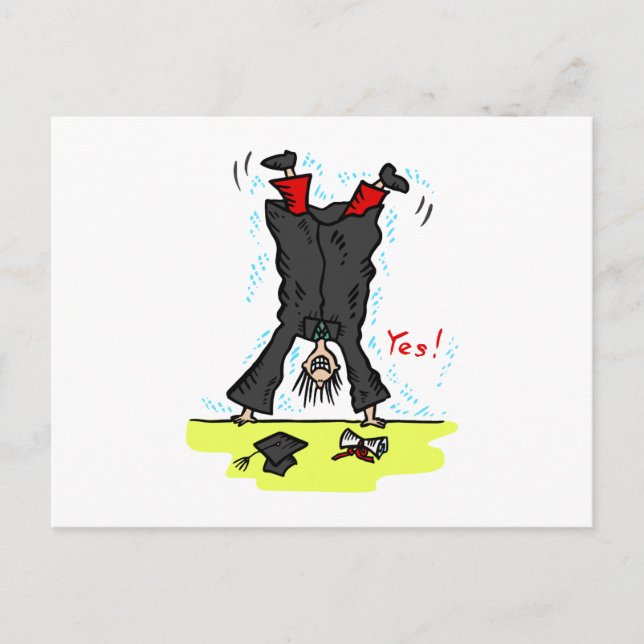 Carte Postale Faire-part Roue de graduation (Devant)