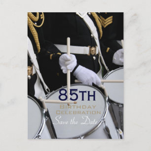 Carte Postale Faire-part Royal British Band 85th Birthday Enregistrer la da