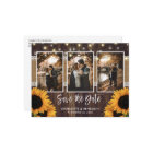 Rustic Country Wood Sunflower Photo Enregistrer la