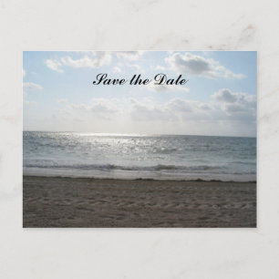 Carte Postale Faire-part Sauvegarder la date Oceanview
