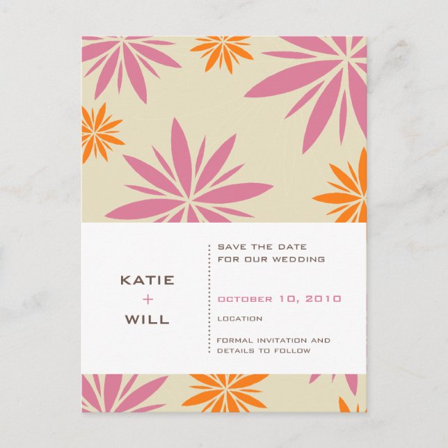 Carte Postale Faire-part Sauvegarder la date :: vitalité (Devant)