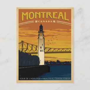 Carte Postale Faire-part Sauver la date   Montréal, Canada