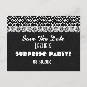 Carte Postale Faire-part Sauvez la SURPRISE de date n'importe quel