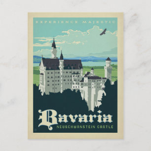Carte Postale Faire-part Save the date   Bavière, Château de Neuschwanstein