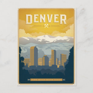 Carte Postale Faire-part Save the date   Denver, CO