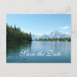 Carte Postale Faire-part Save the Date, Grand Teton National Park