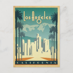 Carte Postale Faire-part Save the date Los Angeles, CA 2