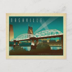 Carte Postale Faire-part Save the date   Nashville (TN) - Pont St. Shelby