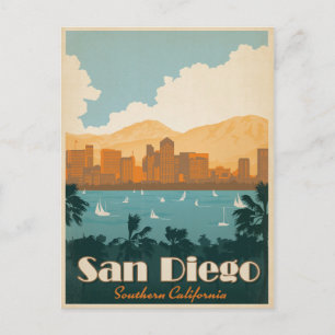 Carte Postale Faire-part Save the date   San Diego, CA