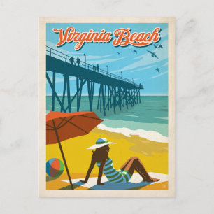 Carte Postale Faire-part Save the date   Virginia Beach, VA
