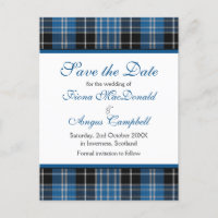 Scottish Clarke Clark Tartan Wedding Enregistrer l
