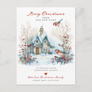Carte Postale Faire-part Serene Christmas Moving