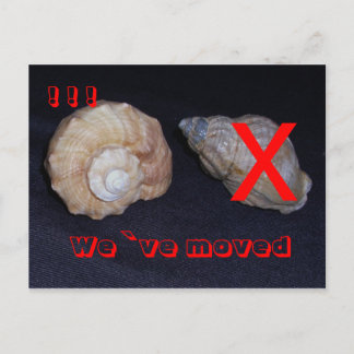 Carte Postale Faire-part sind umgezogen-postkarte