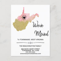 *~* STATE WEST VIRGINIA Nouvelle adresse résidenti