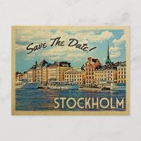 Stockholm Enregistrer La Date Suède