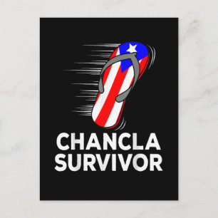 Carte Postale Faire-part Survivant de la chancla