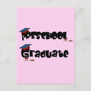 Carte Postale Faire-part T-shirts et cadeaux d'études préscolaires
