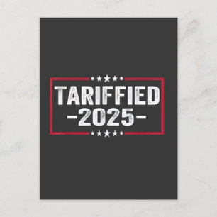 Carte Postale Faire-part Tarrifié 2025 Politique Tarifs Américains