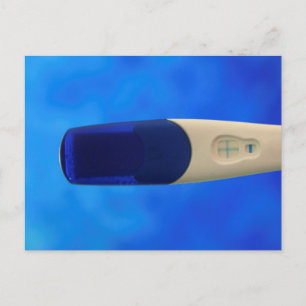Carte Postale Faire-part Test positif de grossesse