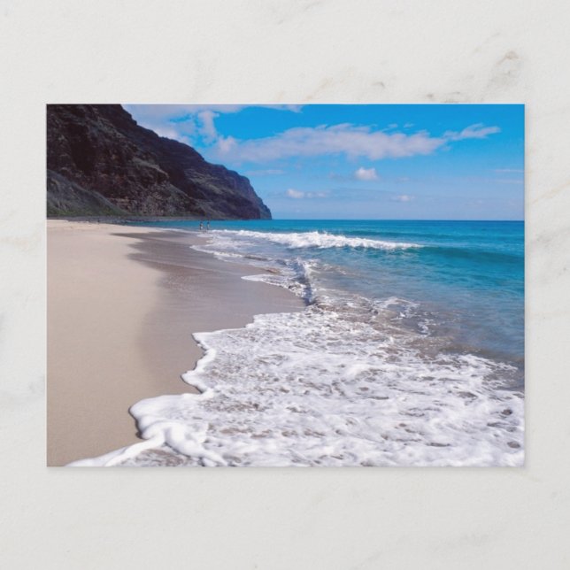 Carte Postale Faire-part Thème De Mariage De Plage Photo Enregistrer Les Da (Devant)