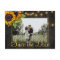 Tournesols mariage de campagne en bois enregistrer