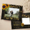 Tournesols mariage de campagne en bois enregistrer