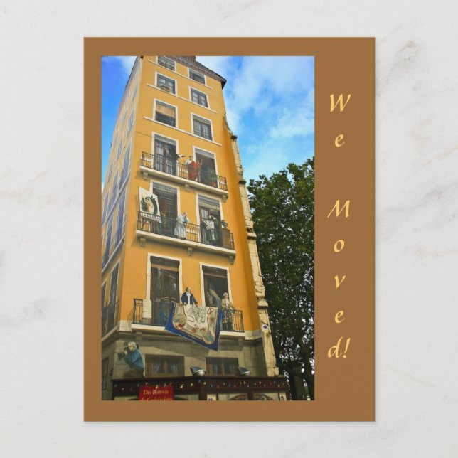 Carte Postale Faire-part Trompe l'oeil (Devant)