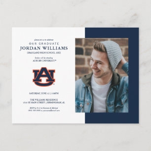 Carte Postale Faire-part Université d'Auburn   Future Auburn Grad