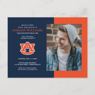 Carte Postale Faire-part Université d'Auburn   Future Grad