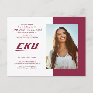Carte Postale Faire-part Université de l'est du Kentucky EKU
