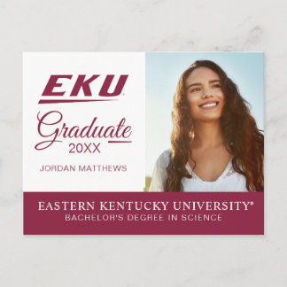 Carte Postale Faire-part Université du Kentucky oriental | EKU