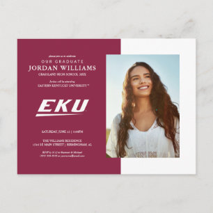 Carte Postale Faire-part Université du Kentucky oriental EKU