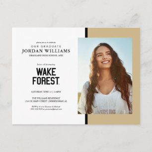 Carte Postale Faire-part Université Wake Forest   Wake Forest